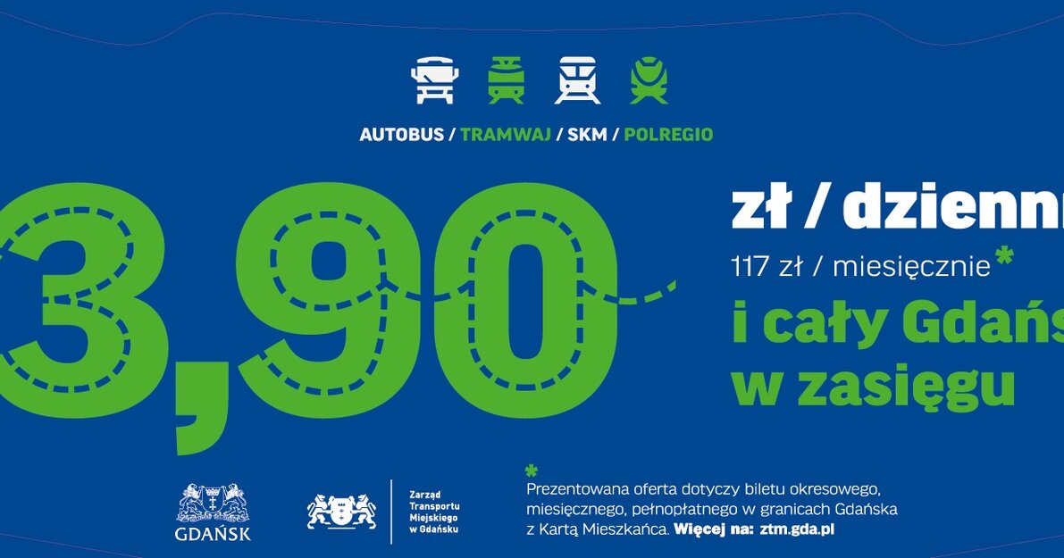 kampania informacyjna - 3,90 zł - cały Gdańsk