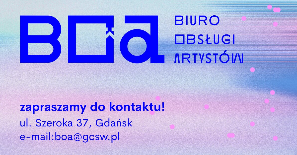 BOA, grafika informacyjna, mat  GCSW