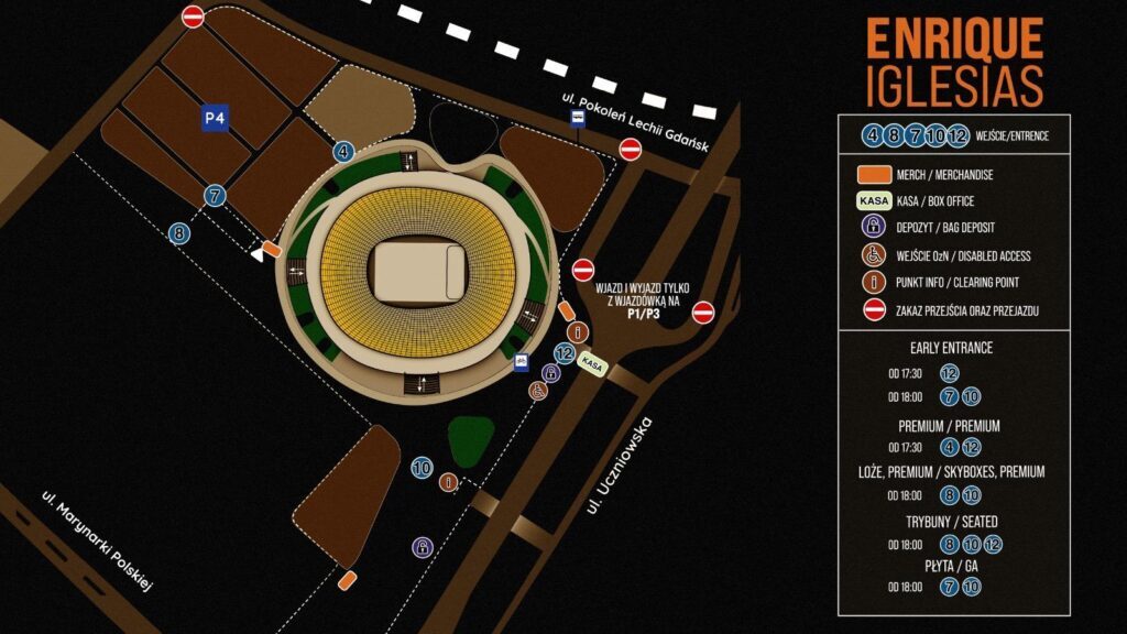 plan - koncert Enrique Iglesias