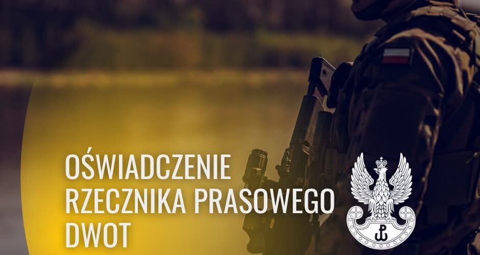 Oświadczenie Rzecznika Prasowego WOT ws. żołnierza 2 LBOT