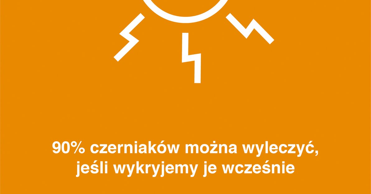 Plakat - Gdańsk Wybiera Zdrowie - lipiec – nowotwory skóry