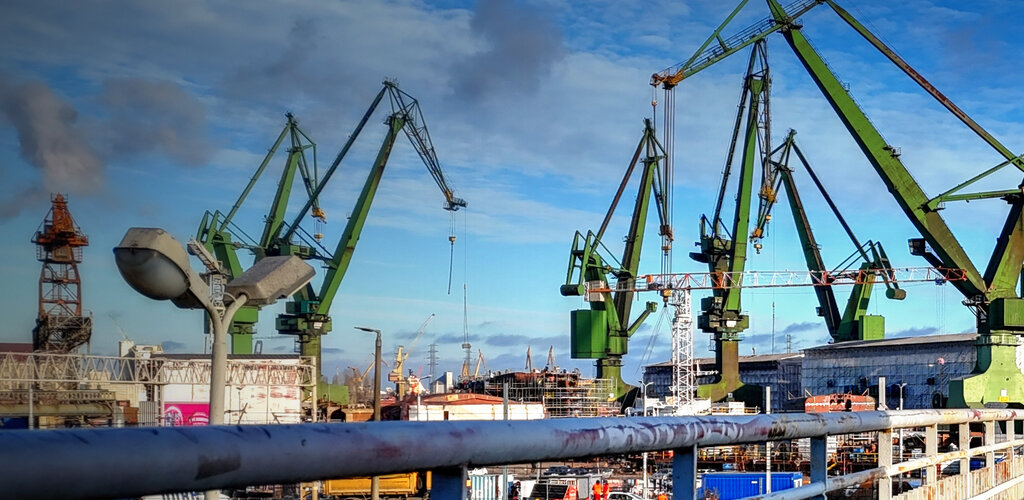 Kładka Gdańsk Stocznia 12-12-24, mat  DRMG