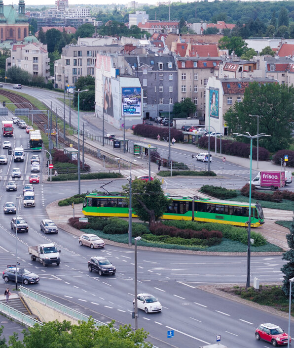 Na Rondzie Śródka Policja odnotowała już 46 zdarzeń drogowych od początku roku. Rzeczywista liczba może być znacznie wyższa