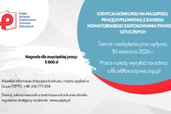 X edycja konkursu na najlepszą pracę dyplomową z zakresu nowatorskiego zastosowania tworzyw sztucznych
