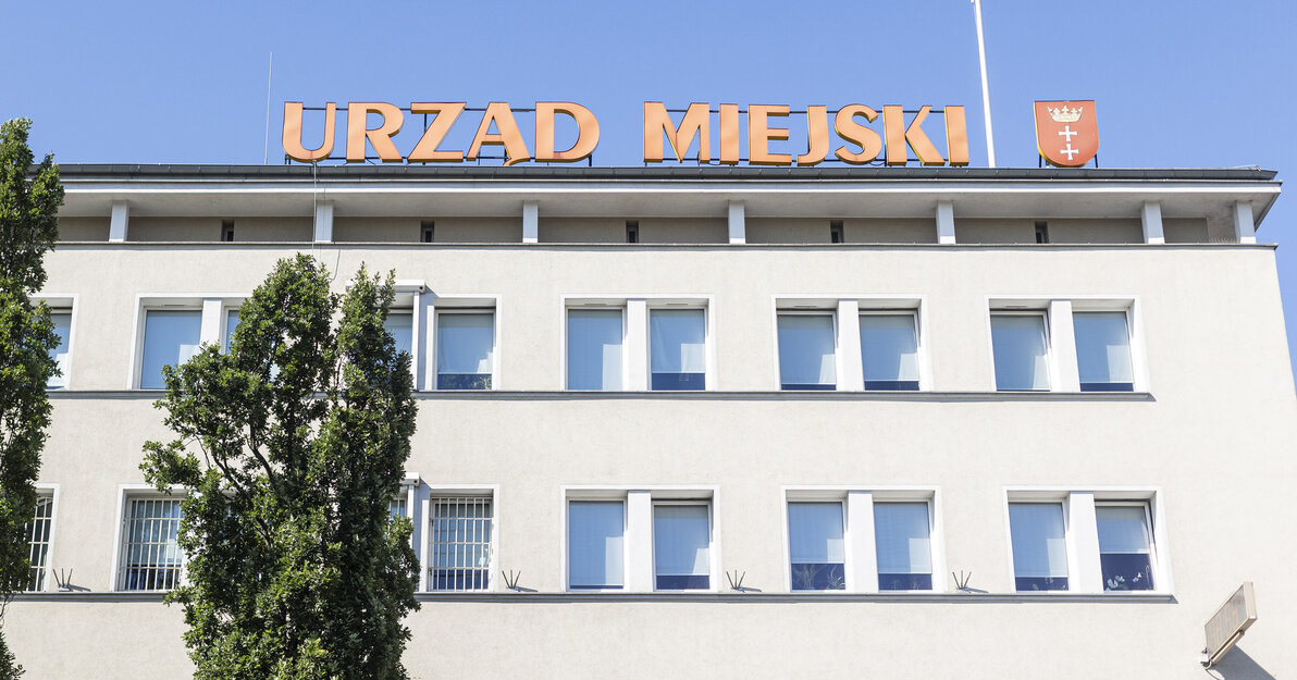 Gmach Urzędu Miejskiego fot Piotr Wittman gdansk pl