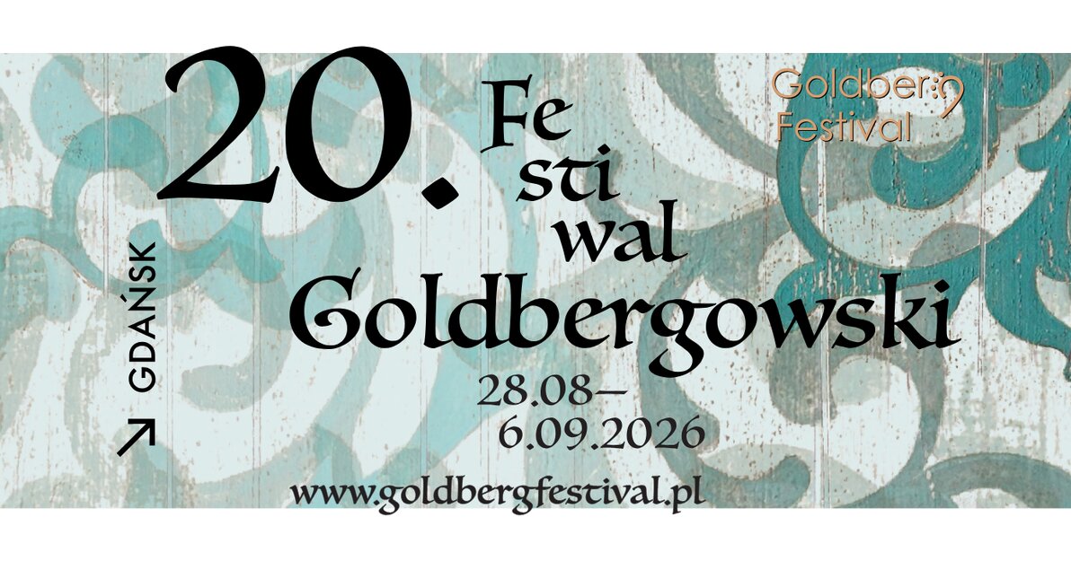 20  Festiwal Goldbergowski, grafika pozioma