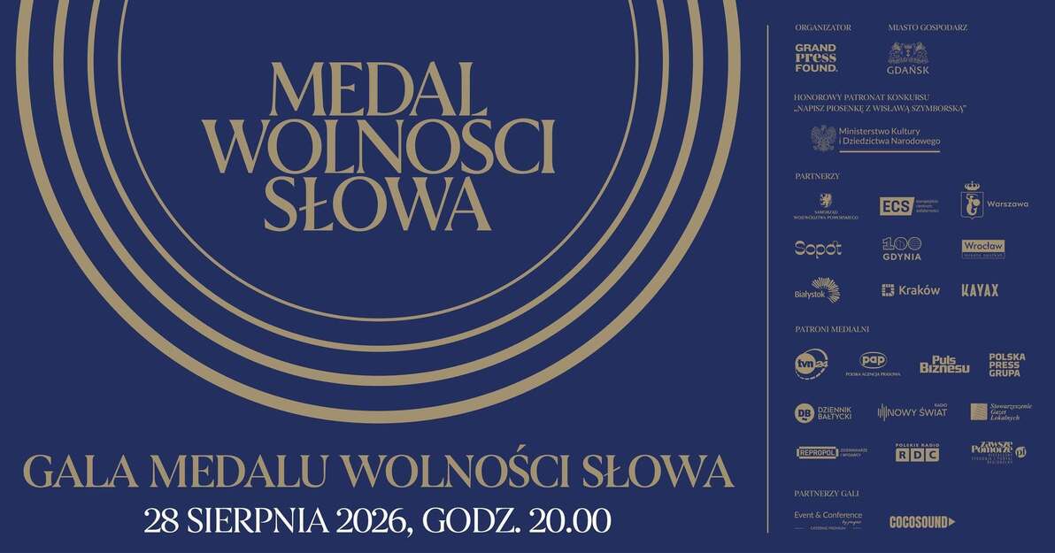 Gala Medalu Wolności Słowa, mat  pras 