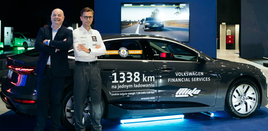 1338 kilometrów na jednym ładowaniu.   Miko Marczyk ustanowił nowy REKORD GUINNESSA elektrycznym Audi 