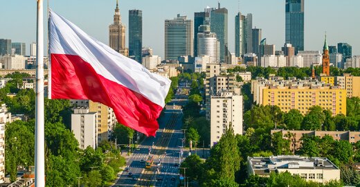 flaga Polski rondo radoslawa