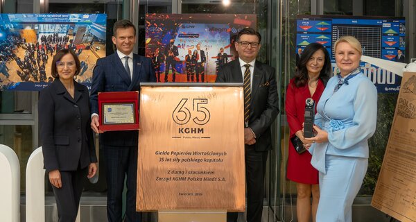 KGHM z prestiżową nagrodą za najlepsze raportowanie roczne