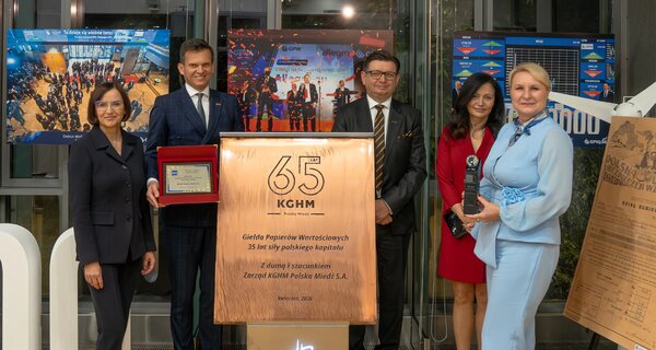 KGHM recibe un prestigioso premio al mejor informe anual