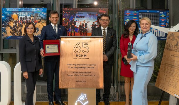KGHM recibe un prestigioso premio al mejor informe anual