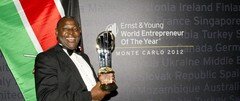 Przedsiębiorca z Kenii James Mwangi zwycięzcą konkursu Ernst & Young World Entrepreneur of the Year 2012