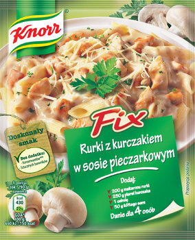 Makaron z sosem grzybowym, czyli nowe inspiracje Knorr