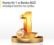 Konto nr 1 Banku BGŻ nagrodzone przez Comperia.pl