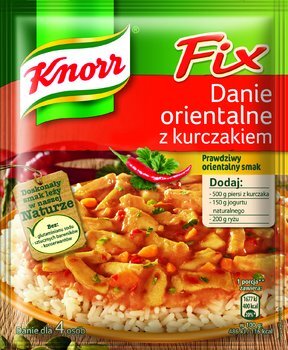 NOWOŚĆ! Fix Knorr Danie orientalne z kurczakiem – zabierz się w egzotyczną podróż smaku