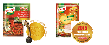 Złoty Paragon 2015 - produkty Knorr znów nagrodzone