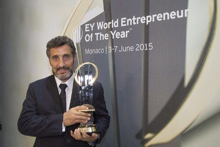 Mohed Altrad, założyciel francuskiej Grupy Altrad, zwycięzcą światowego finału konkursu EY Przedsiębiorca Roku