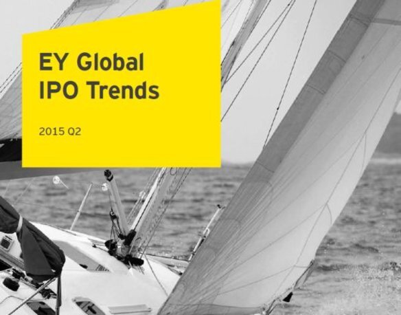Raport EY: Liczba IPO na świecie w pierwszej połowie 2015 roku wzrosła o 6% w porównaniu z 2014 rokiem, ale ich łączna wartość była mniejsza