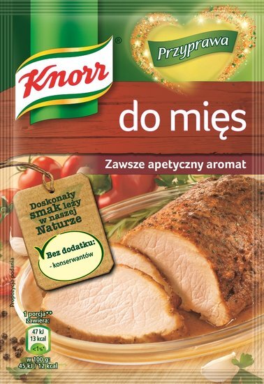 Szczypta smaku. Przyprawa do mięs Knorr w nowym opakowaniu