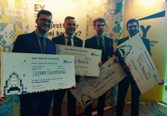 Studenci SGH zwycięzcami konkursu EY Financial Challenger