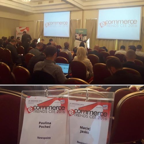 Tydzień pełen konferencji! 😬😍🔥 Dzisiaj ekipę Newspointu spotkać można na #EcommerceTrendsCEE2016 organizowanym przez NoNoobs.pl 👍❤️