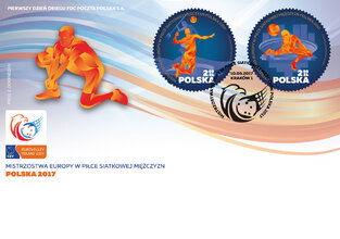 Mistrzostwa Europy w Piłce Siatkowej Mężczyzn Polska 2017 _koperta FDC 
