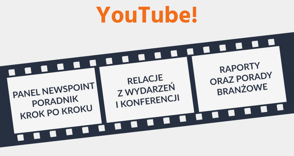 Odwiedzaliście już nasz kanał YouTube? 🎬
Znajdziesz tam:
🔹Serię przewodników "Krok po kroku" po naszym panelu Newspoint
🔹Relacje z wydarzeń oraz konferencji branżowych
🔹Raporty w formie animacji oraz porady branżowe
Subskrybujcie...
