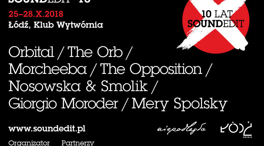 I Am The Sound! – jestem brzmieniem. Jestem dźwiękiem. Jestem muzyką.
Zapraszamy na 10. edycję Soundedit Festiwal , zapraszamy do Łodzi!
Wystąpią światowe gwiazdy jak @orbitalband, @Orbinfo, @MorcheebaBand, a także legenda disco...