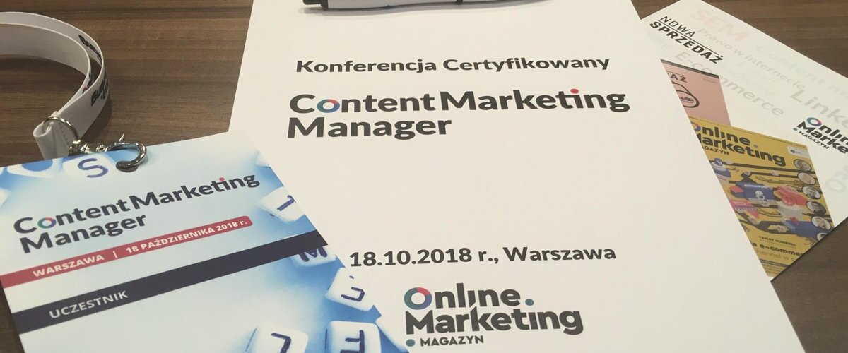 Senna aura nie przeszkodzi, gdy dzień zaczynamy od warsztatowej konferencji - Certyfikowany Content Marketing Manager.
Wszystko o #contentmarketing. https://t.co/EiIdhnz0aK