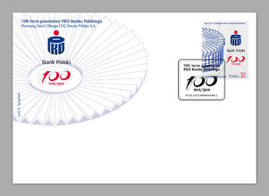 100-lecie powstania PKO Banku Polskiego _ koperta FDC 