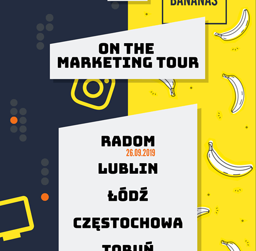 Czas na marketingową podróż po Polsce! 🚌🚗🚀
Wspólnie z 🍌 More Bananas 🍌 startujemy z darmowym cyklem szkoleń i warsztatów. Odwiedzimy wybrane miasta, gdzie z całych sił postaramy się zarazić wszystkich zainteresowanych szeroko...