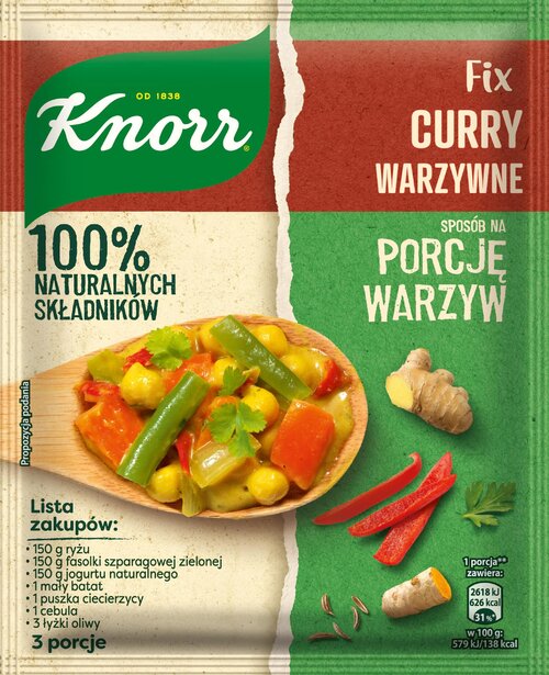 Nowość - Fixy Sposób na porcję warzyw Knorr 