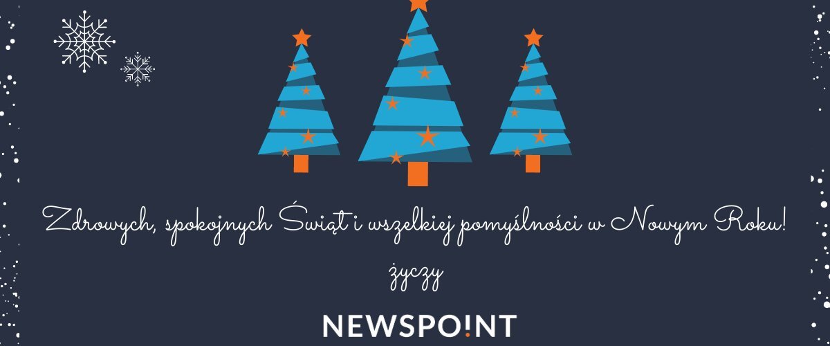 Z okazji nadchodzących Świąt pragniemy podziękować za dotychczasową współpracę oraz złożyć najserdeczniejsze życzenia Naszym Klientom i Przyjaciołom. 
Niech te Święta będą chwilą wytchnienia i odpoczynku, a Nowy Rok przyniesie dużo...