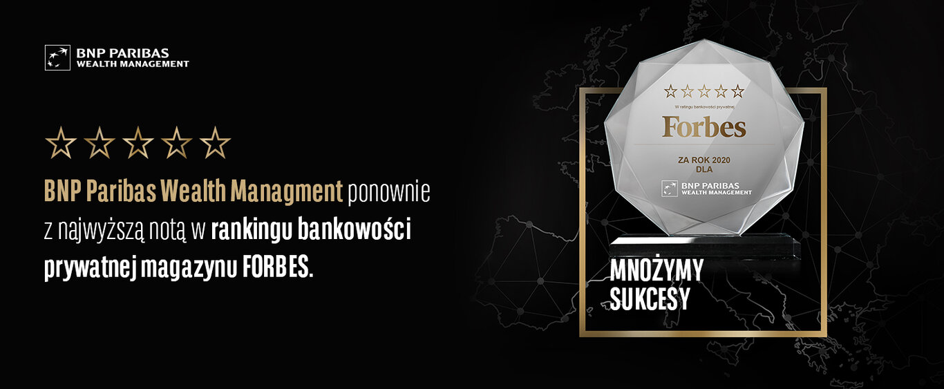 Rating Forbes: BNP Paribas Wealth Management ponownie z maksymalną oceną