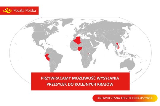 PP wysyłka do innych krajów 