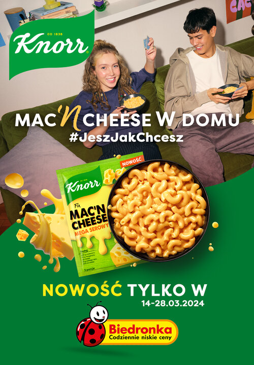 "Mac’n Cheese w domu. Jest taki, jak chcesz!"