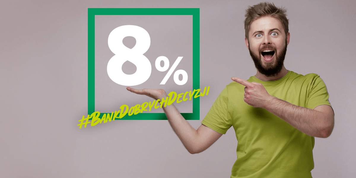 8% na koncie lokacyjnym w Banku BNP Paribas. Promocja dla nowych Klientów zachęca do aktywnego bankowania i poznania całej oferty