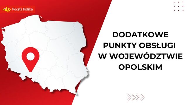 Poczta Polska uruchamia dodatkowe punkty obsługi w województwie opolskim 