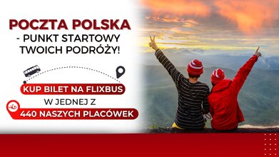 Bilety FlixBusa dostępne w placówkach Poczty Polskiej 