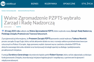 Walne Zgromadzenie PZPTS wybrało Zarząd i Radę Nadzorczą