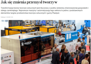 Jak się zmienia przemysł tworzyw? Rzeczpospolita o targach Plastpol