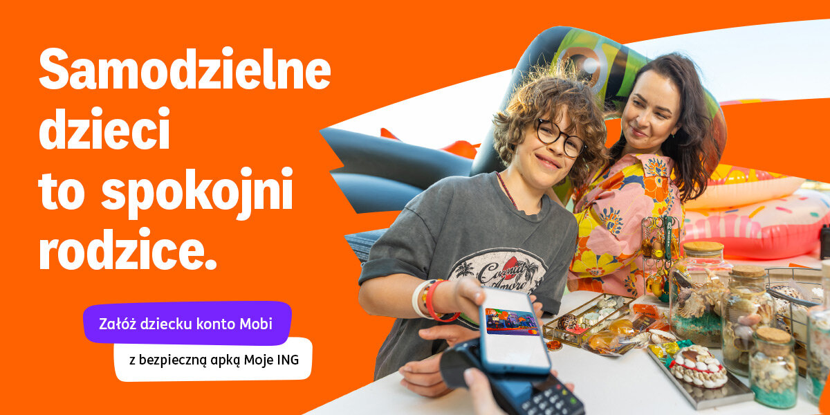 Samodzielne dzieci to spokojni rodzice. ING, asystent rodzica i dziecka