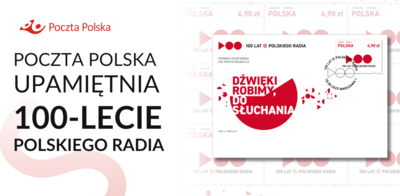 Koperta 100 lat Polskiego Radia 
