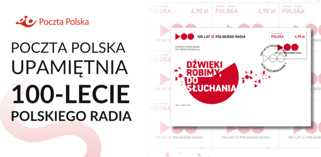 Koperta 100 lat Polskiego Radia 