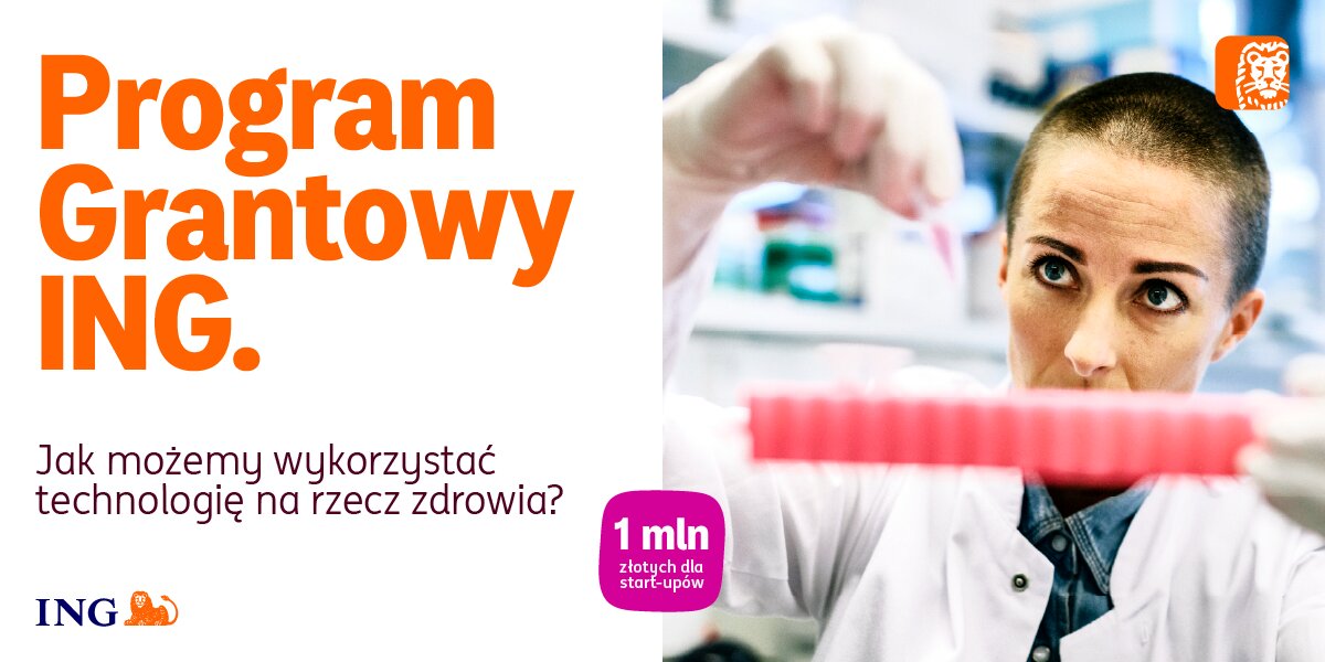 1 mln zł grantów od ING na innowacje wspierające zdrowie