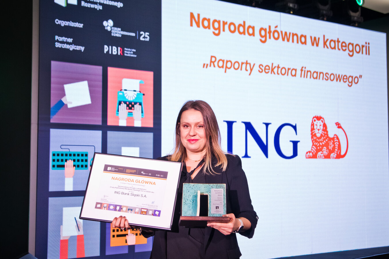ING nagrodzony w Konkursie Raporty Zrównoważonego Rozwoju 2025
