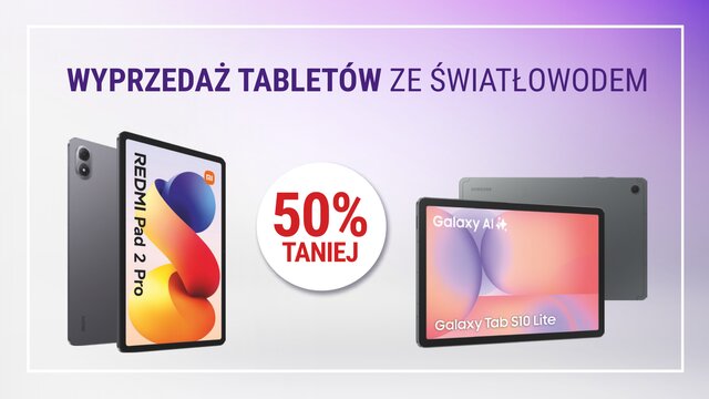 WYPRZEDAZ TABLETÓW ze światlowodem 