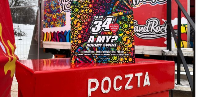 Poczta Polska na 34. finale WOŚP 