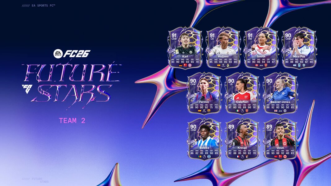 Druga drużyna Przyszłych Gwiazd w EA SPORTS FC 26